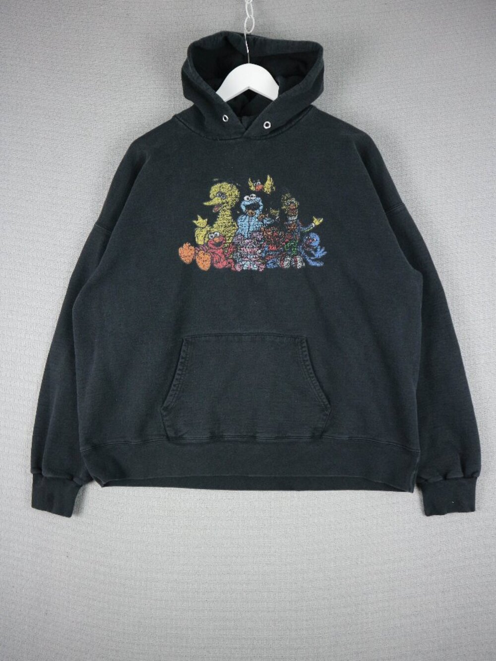 Hanes Ultimate Cotton Vintage 1990s Sesame Street Print Thick Mens XL VTG